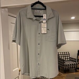 Tommy Bahama Mens  Bahama Coast Sandy-point Shirt
Harbor mist color
